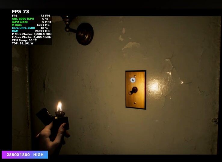 OneXPlayer Super V prestaties in Resident Evil Requiem.