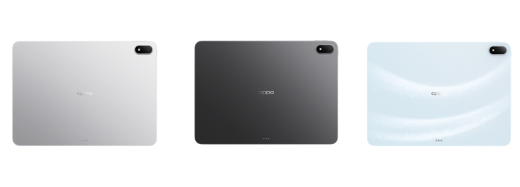 De Oppo Pad 6 wordt geleverd in drie kleuropties.