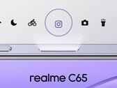 Een C65 teaser. (Bron: Realme)