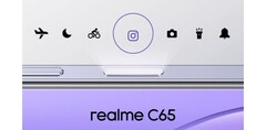 Een C65 teaser. (Bron: Realme)