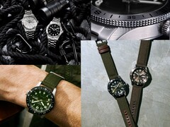 De nieuwe Field Series line-up van Seiko omvat twee modellen met stalen band en twee outdoor-varianten met nylon band.