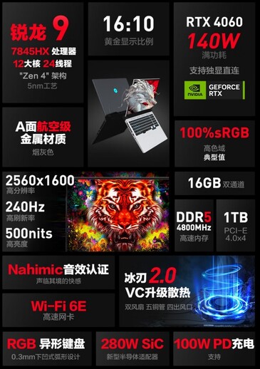 Dragon Range laptops. (Beeldbron: JD.com)