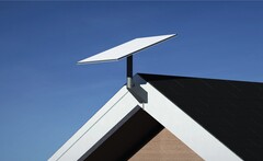 Starlink Standard Kit antenne muurbevestiging. (Afbeeldingsbron: SpaceX)