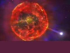 Een afbeelding van een vurige rode bol (Afbeeldingsbron: Space.com; bewerkt)