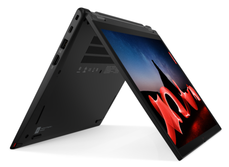 Lenovo ThinkPad L13 Yoga Gen 4 - Thunder Black. (Beeldbron: Lenovo)