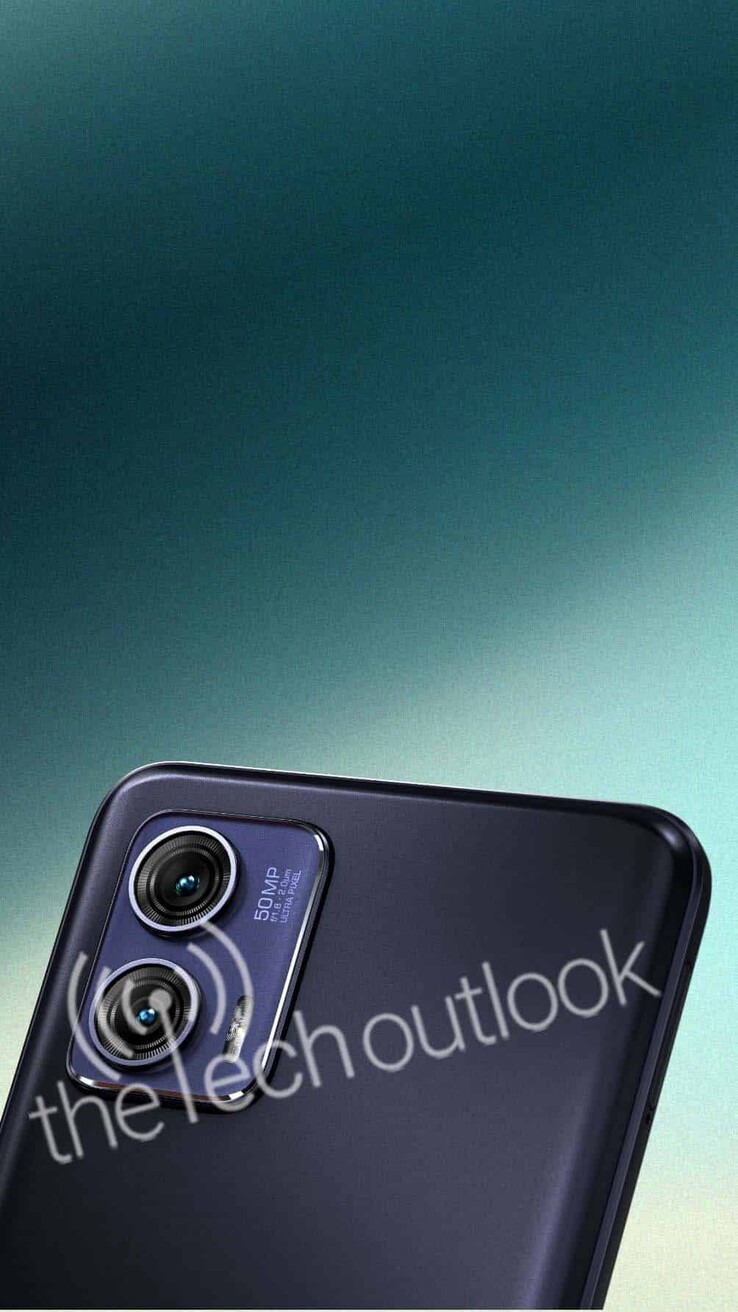 De vermeende promo's van de Moto G73. (Bron: TheTechOutlook)