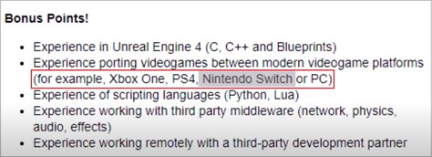 Post uit 2019 met "Nintendo Switch". (Afbeeldingsbron: via Doctre81)