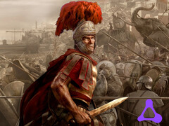 Amazon heeft nog vier gratis spellen live gezet op Luna. Afgebeeld: bewerkte coverfoto van Total War: Rome II.
