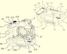 Actieve koelgreep voor Canon spiegelloze camera's (Afbeelding Bron: Japan Patent Platform)