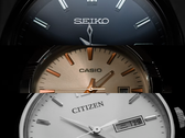 Logo’s van Casio, Seiko en Citizen