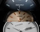 Logo’s van Casio, Seiko en Citizen