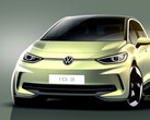 De nieuwe Volkswagen ID.3 concept heeft een 12-in (~30,5 cm) infotainment display. (Beeldbron: Volkswagen)