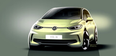 De nieuwe Volkswagen ID.3 concept heeft een 12-in (~30,5 cm) infotainment display. (Beeldbron: Volkswagen)