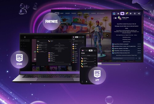 Epic Games Store tekstberichten op meerdere apparaten