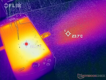 Afvalwarmte verlaat de bovenrand