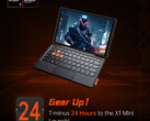 De ONEXPLAYER X1 Mini kan worden gebruikt als een grote gaming-handheld of een mini-laptop. (Afbeeldingsbron: One-Netbook)