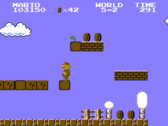 Een screenshot uit de originele Super Mario Bros. (bron: Nintendo)
