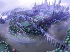 Screenshot uit de game Two Point Campus
