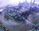 Screenshot uit de game Two Point Campus