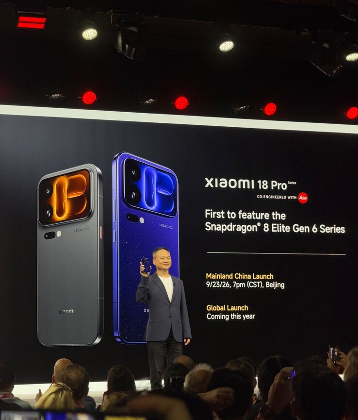 Tijdens de Snapdragon Summit heeft Xiaomi de wereldwijde lancering van de Xiaomi 18 Pro dit jaar bevestigd.