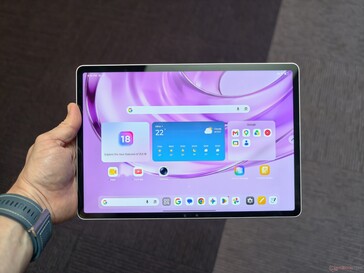 Het scherm van de Yoga Tab Gen 2 