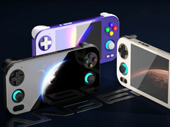 De Anbernic RG476H in zijn drie lanceringskleuren. (Afbeeldingsbron: Anbernic)