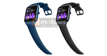 De Nord Watch komt naar verluidt zowel in het blauw als in het zwart. (Bron: 91Mobiles)