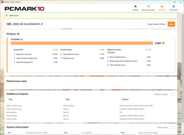 PCMark10 in batterijmodus