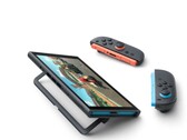 Nintendo Switch 2 op de standaard, met losgekoppelde Joy-Cons.