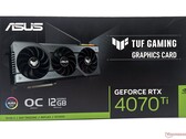 Asus TUF Gaming GeForce RTX 4070 Ti wordt verkocht voor US$850. (Bron: Notebookcheck)