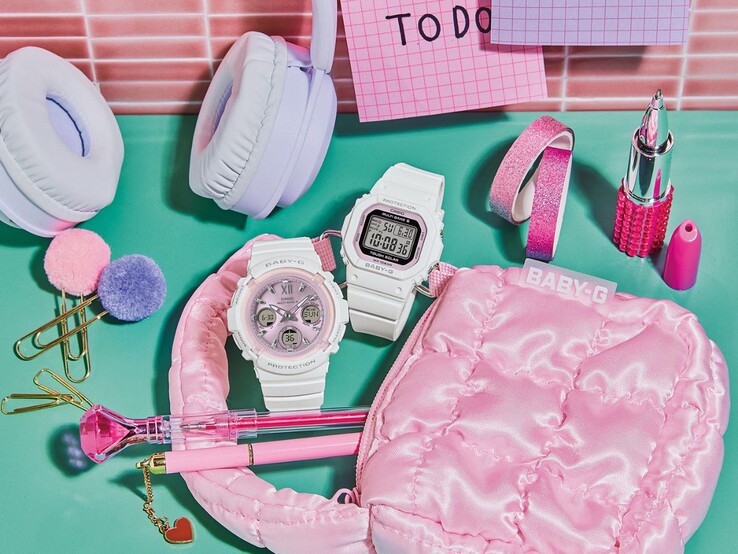 De Casio Baby-G BGA-2800SP-7A1 (links) en BGD-5650SP-7C (rechts) horloges