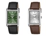Van links naar rechts: de Casio MTP-B215L-3AV en MTP-B215L-7AV horloges