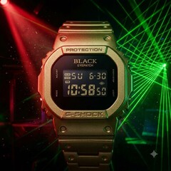 Het Casio G-Shock DW-5600BEP-9 BlackEyePatch-samenwerkingsmodel