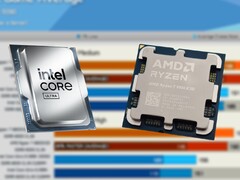 De Intel Core Ultra 9 285K had een lancerings-MSRP van $589, terwijl de Ryzen 7 9800X3D werd gelanceerd voor $479. (Afbeeldingsbron: Intel, Notebookcheck, Hardware Unboxed op YouTube, bewerkt)