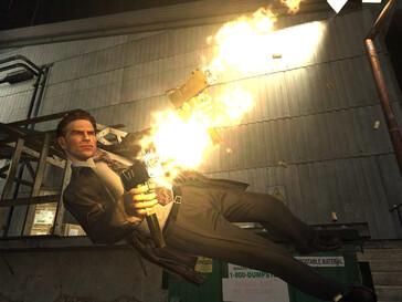 Afgebeeld: Een gameplay screenshot van Max Payne 2: De val van Max Payne.