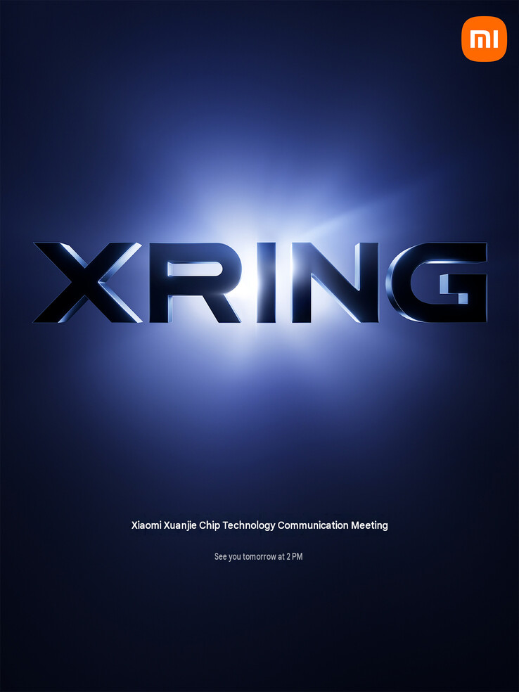 Teaser-afbeelding voor het aanstaande Xiaomi Xring-live-evenement