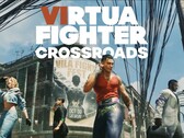 Promotie-hoesontwerp voor Virtua Fighter Crossroads