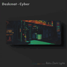 Retro Dark Lights Cyber bureaumat (Afbeelding bron: KBDfans)