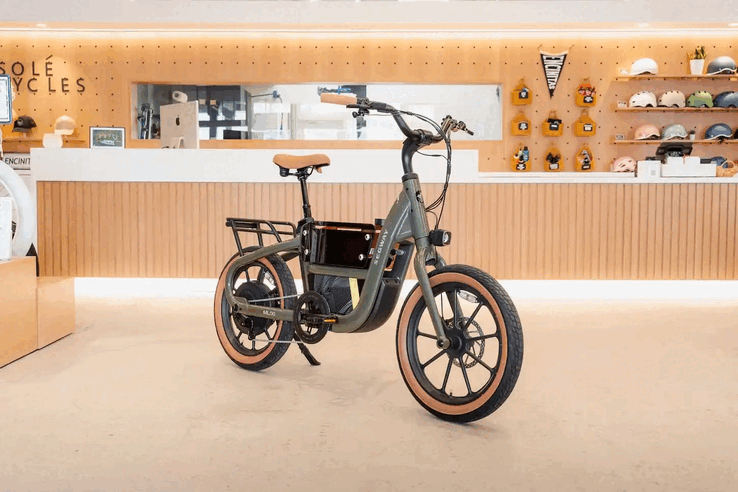 De Segway Muxi elektrische fiets heeft een 750 W achternaafmotor