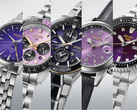 Van links naar rechts op de foto: Seiko Presage HCB006J1, Prospex HBJ005, Astron HAB011J1, Alpinist HBC006J1 en 5 Sports HDB003.