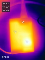 Voedingseenheid tijdens de stresstest
