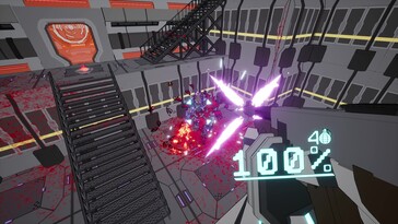 Afgebeeld: Een gameplay-screenshot van Cyberfrags '69.