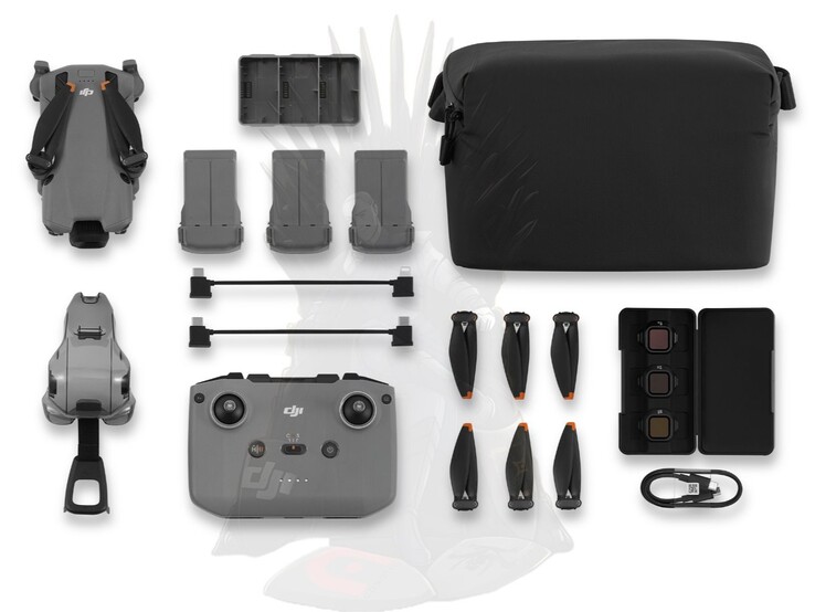 De DJI Mini 5 Pro Fly More Combo met DJI RC-N3. (Afbeeldingsbron: @quadro-news)