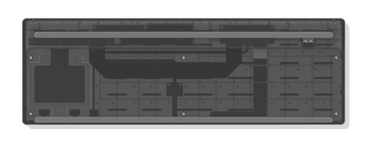 Het toetsenbord heeft een modulair ontwerp dat typisch is voor Framework.