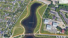 GPS-test: rond het meer