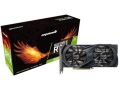 De Nvidia GeForce RTX 3060 8 GB is nu officieel (afbeelding via Manli)