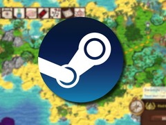 Een afbeelding van het spel Curious Expedition 2 en het Steam-logo