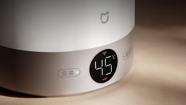 De Xiaomi Mijia Waterkoker 3 Pro met constante temperatuur heeft een display op de basis. (Afbeeldingsbron: Xiaomi)