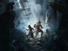 Hoofdpersonages Naoe (links) en Yasuke (rechts) uit Assassin&#039;s Creed Shadows. (Afbeeldingsbron: Ubisoft)