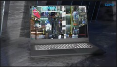 De Clevo X270-laptop is de eerste gaming-notebook die volledig van Intel is gemaakt. (Bron: Clevo)